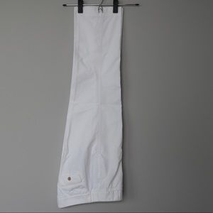 Vintage J. Crew waffle cropped cotton pants